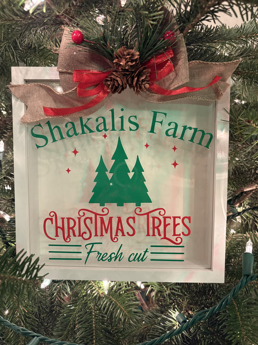 Christmas Tree farm sign